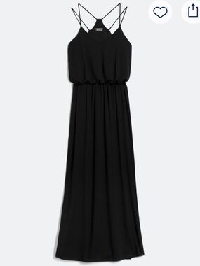 PAPERMOON Wendilyn Knit Long Maxi Dress - Medium - Black